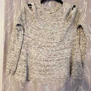 Girls Abercrombie cold shoulder sweater